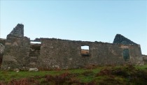 West elevation of ruined meeting house